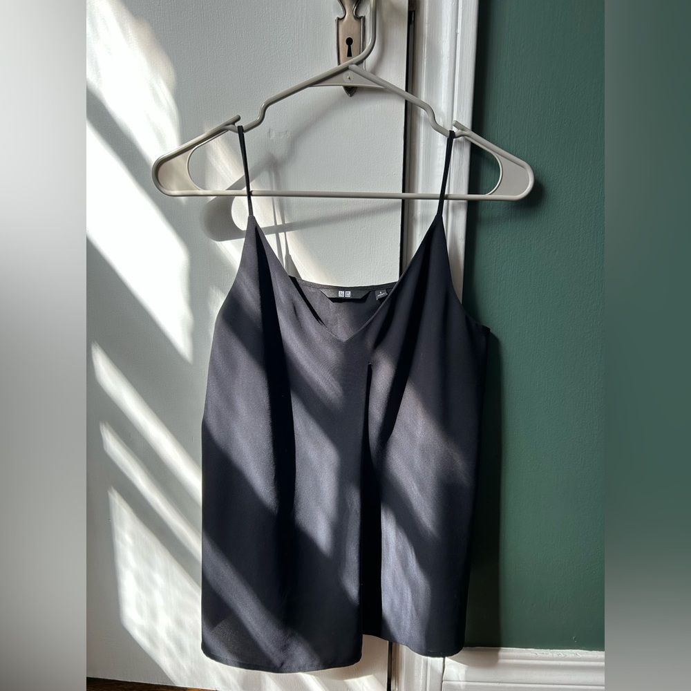 Uniqlo Black Silky Cami